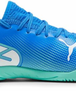 PUMA - FUTURE 7 PLAY IT Jr HYPERLINK BLUE-MINT-PUMA WHITE