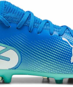 PUMA - FUTURE 7 PLAY MG HYPERLINK BLUE-MINT-PUMA WHITE