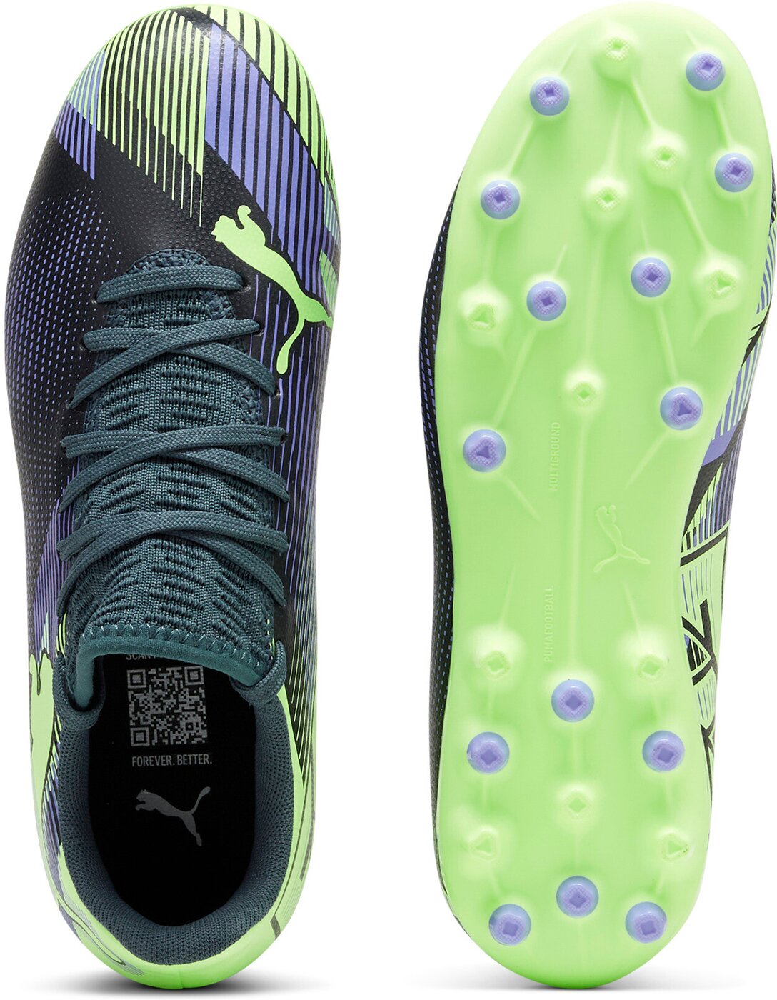 PUMA - FUTURE 7 PLAY MG Jr GRAY SKIES-ELEKTRO PURPLE-FIZZY APP – Bild 2