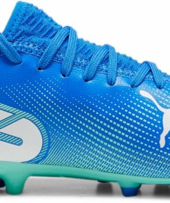 PUMA - FUTURE 7 PLAY MG Jr HYPERLINK BLUE-MINT-PUMA WHITE