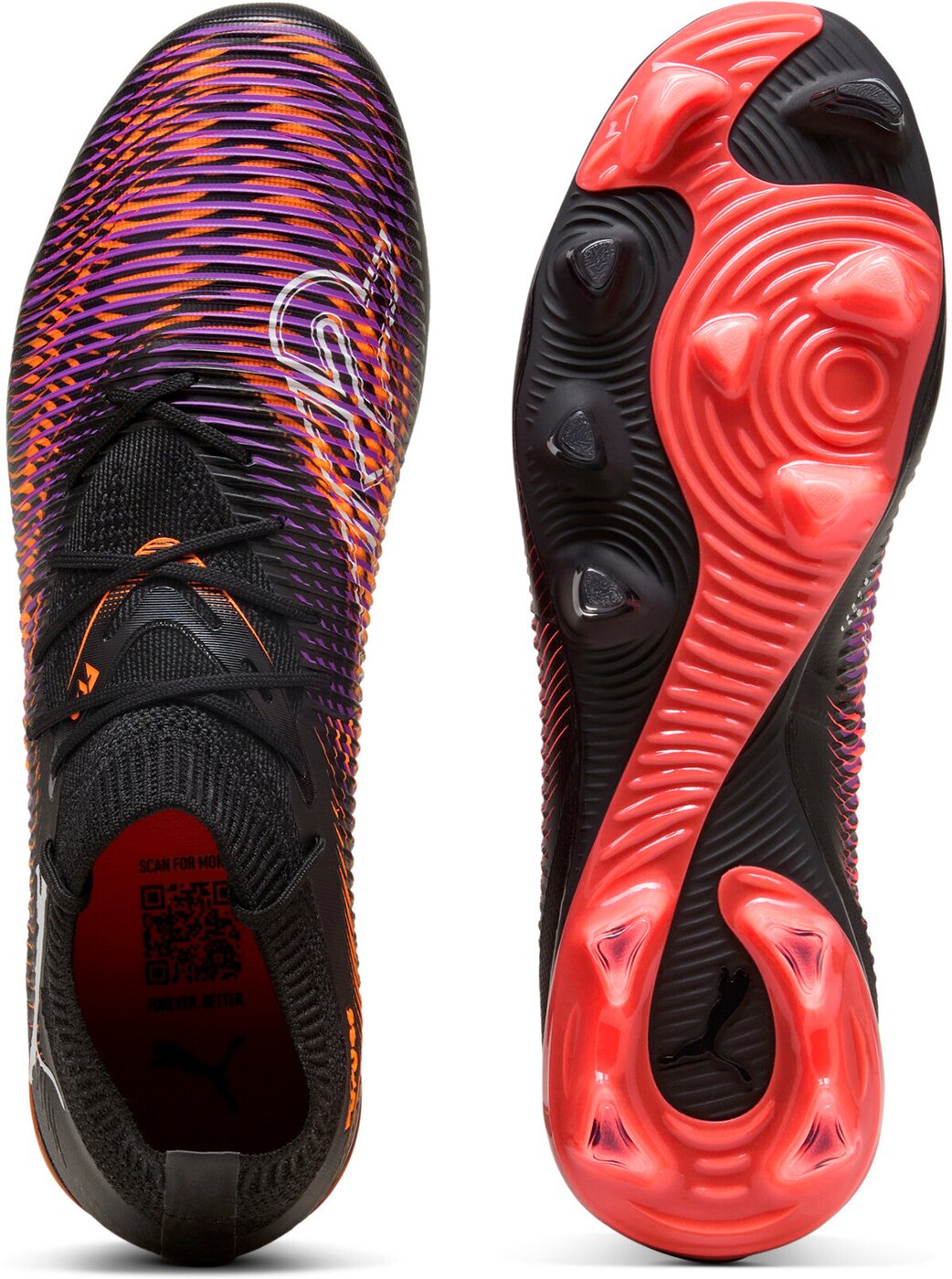 PUMA - FUTURE 8 MATCH FG/AG PUMA BLACK-PUMA WHITE-GLOWING RED – Bild 2