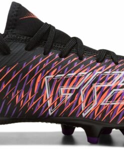 PUMA - FUTURE 8 PLAY FG/AG PUMA BLACK-PUMA WHITE-GLOWING RED