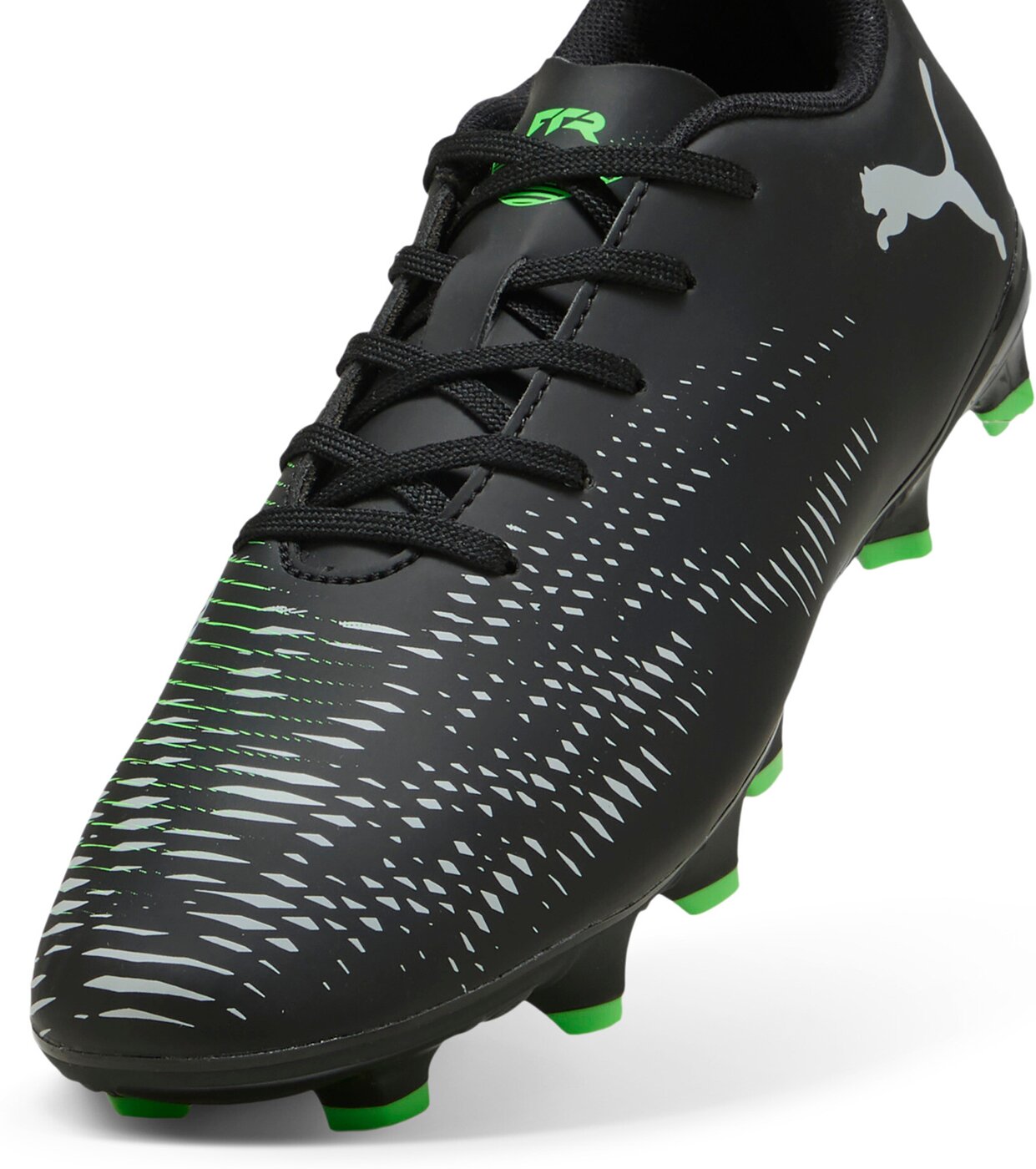 PUMA - FUTURE 8 PLAY FG/AG Jr PUMA BLACK-PUMA SILVER-FLUO GREEN – Bild 5