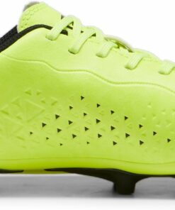 PUMA - KING MATCH FG/AG Jr ELECTRIC LIME-PUMA BLACK-POISO