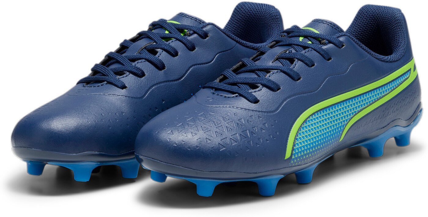 PUMA - KING MATCH FG/AG Jr PERSIAN BLUE-PRO GREEN-ULTRA B – Bild 3