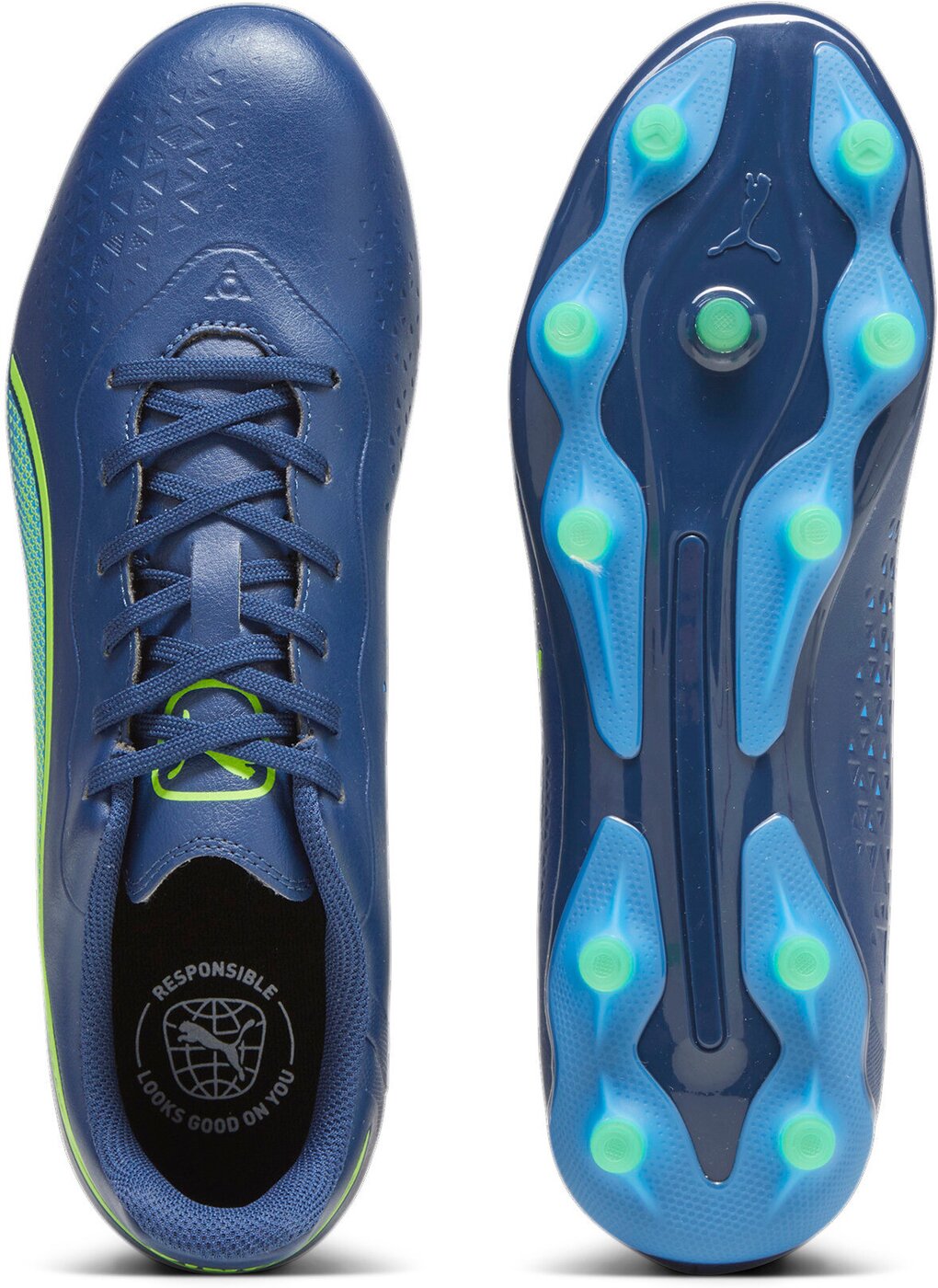 PUMA - KING MATCH FG/AG PERSIAN BLUE-PRO GREEN-ULTRA B – Bild 2