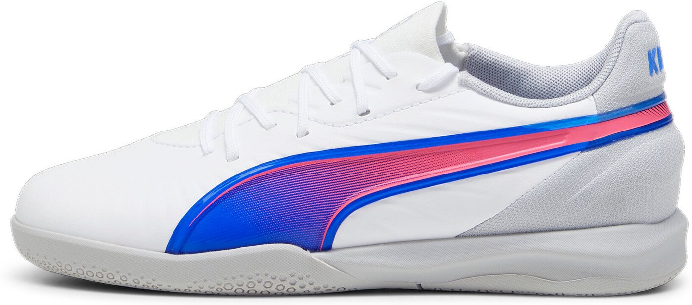 PUMA - KING MATCH IT Jr PUMA WHITE-BLUEMAZING-FLAT LIGHT GR – Bild 4