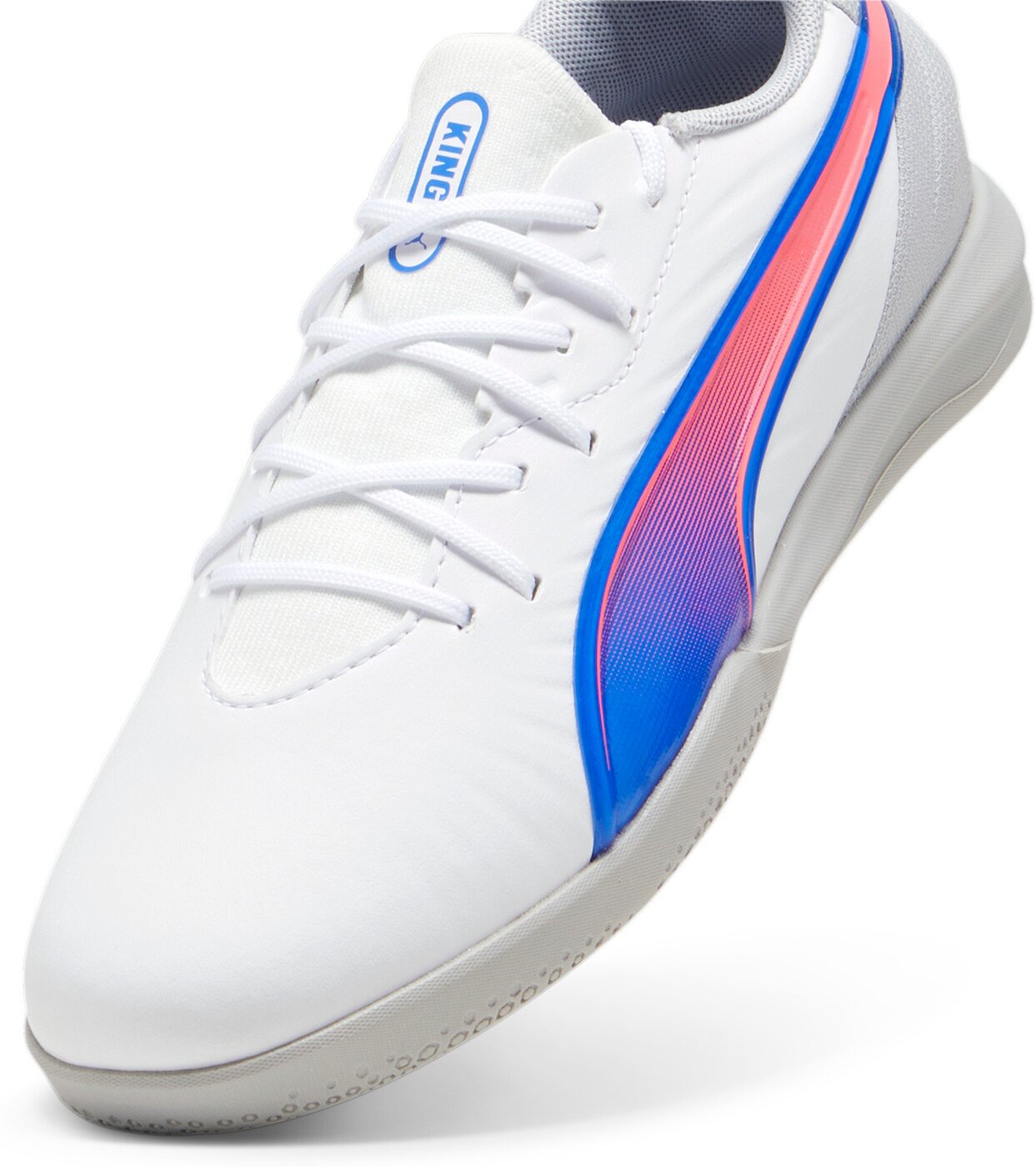 PUMA - KING MATCH IT Jr PUMA WHITE-BLUEMAZING-FLAT LIGHT GR – Bild 5