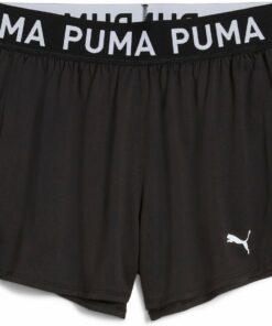 PUMA - W PUMA STRONG KNIT SHORT 3 PUMA BLACK