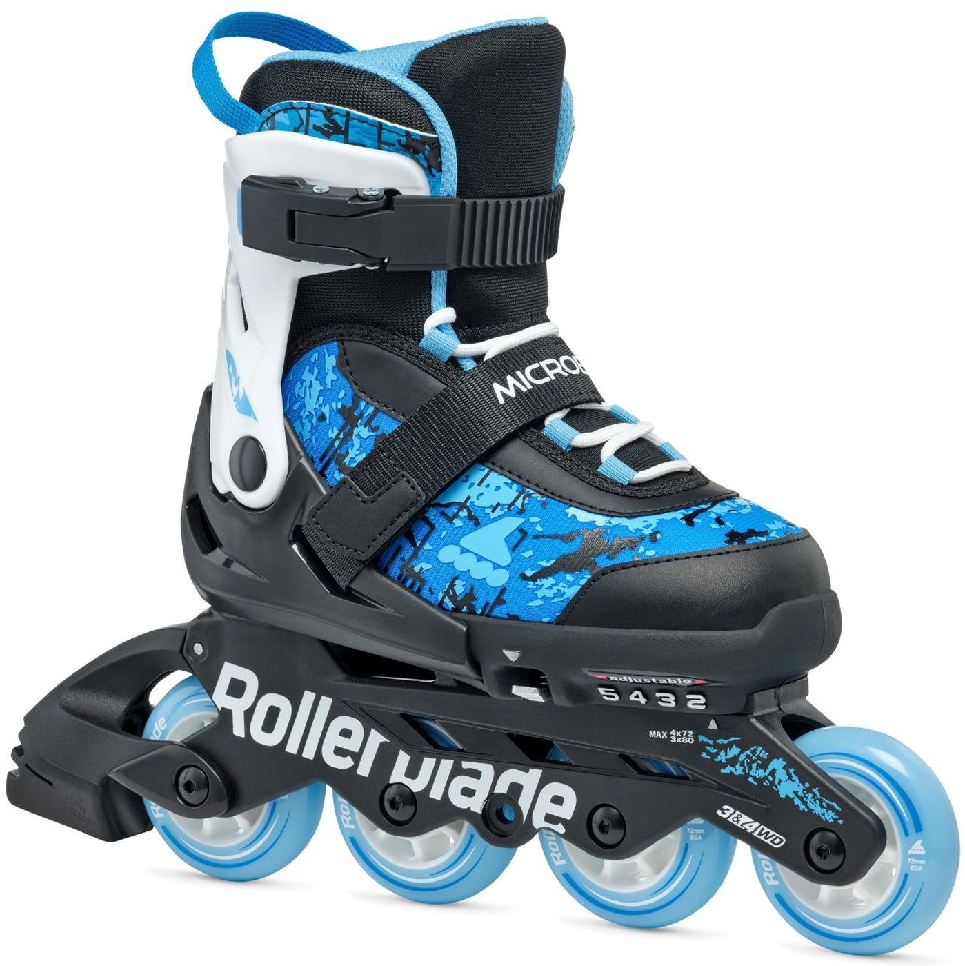 ROLLERBLADE - MICROBLADE SL NF02 SCHWARZ/HIMMELWASSER – Bild 2
