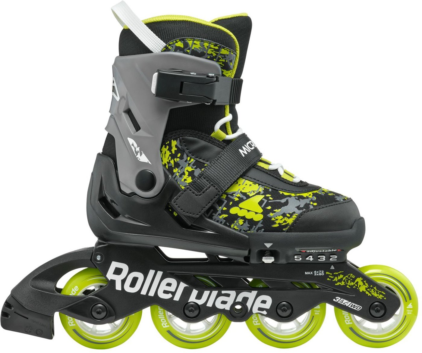 ROLLERBLADE - MICROBLADE SL NG01 SCHWARZ/LIME