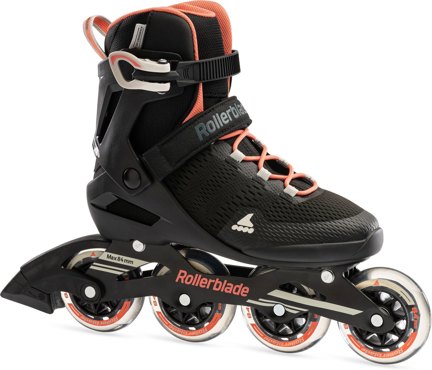 ROLLERBLADE - SIRIO 84 W NERO/CORALLO – Bild 4
