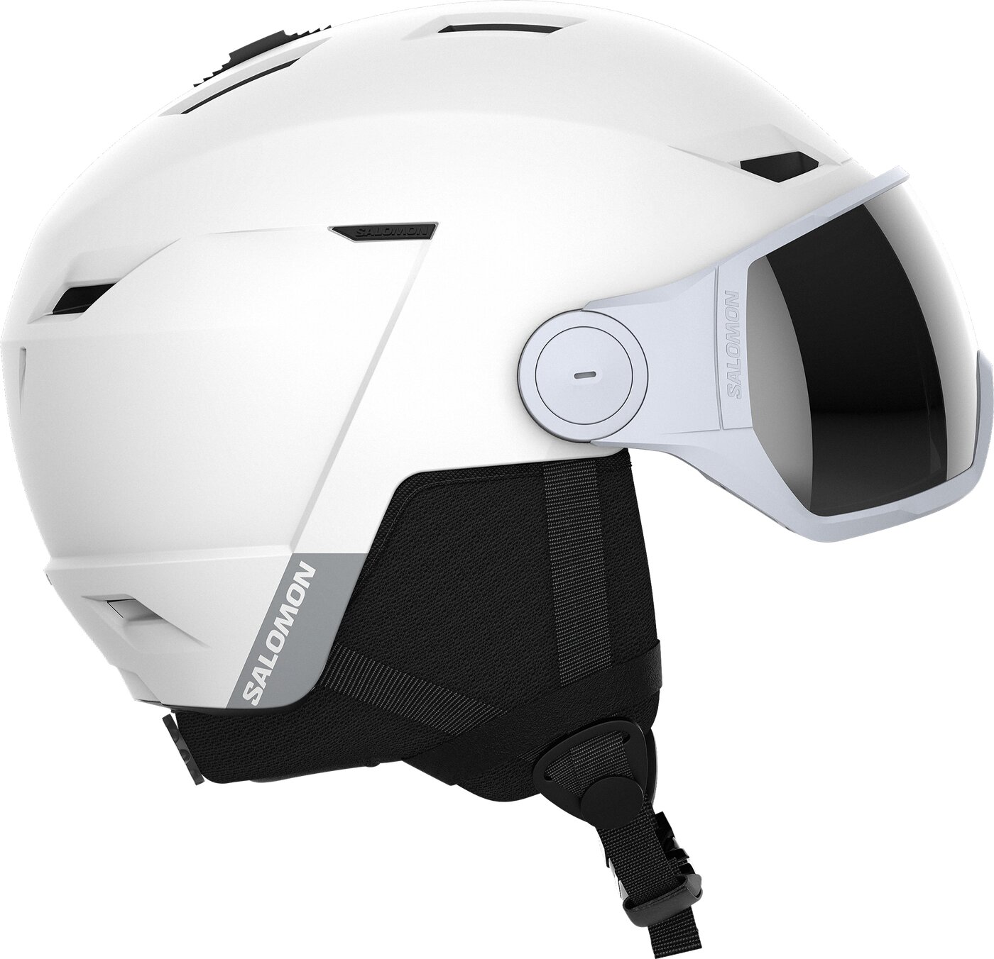 SALOMON - HELMET ICON LT VISOR White/Uni WHITE/