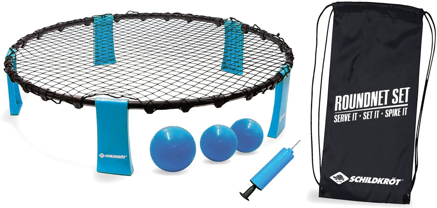SCHILDKRÖT FUN SPORTS - ROUNDNET SET SK im 4C Karton incl. Anleitung und Tragetasche KEINE FARBE