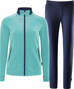 SCHNEIDER SPORTSWEAR - DEENAW-ANZUG BRIGHTMINT/DUNKELBLAU