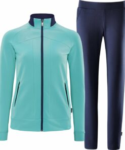 SCHNEIDER SPORTSWEAR - DEENAW-ANZUG BRIGHTMINT/DUNKELBLAU