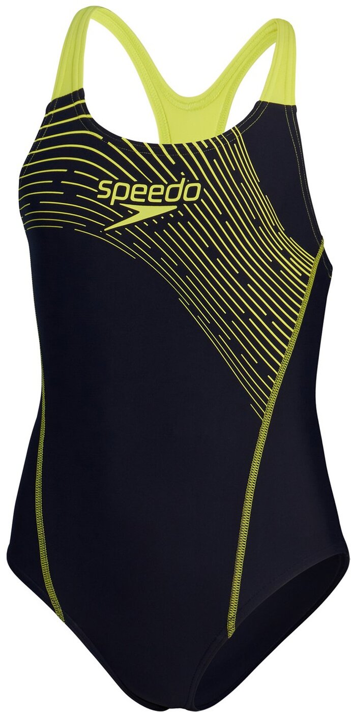 SPEEDO - MEDLEY LOGO MDLT JF NAVY/YELLOW TRUE NAVY / LEMON DRIZZLE