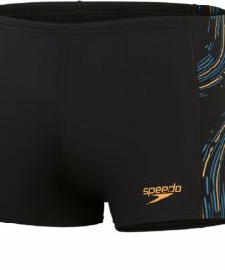 SPEEDO - TECH PNL ASHT AM BLACK/BLUE BLACK /MANDARIN PEEL / DARK TEAL