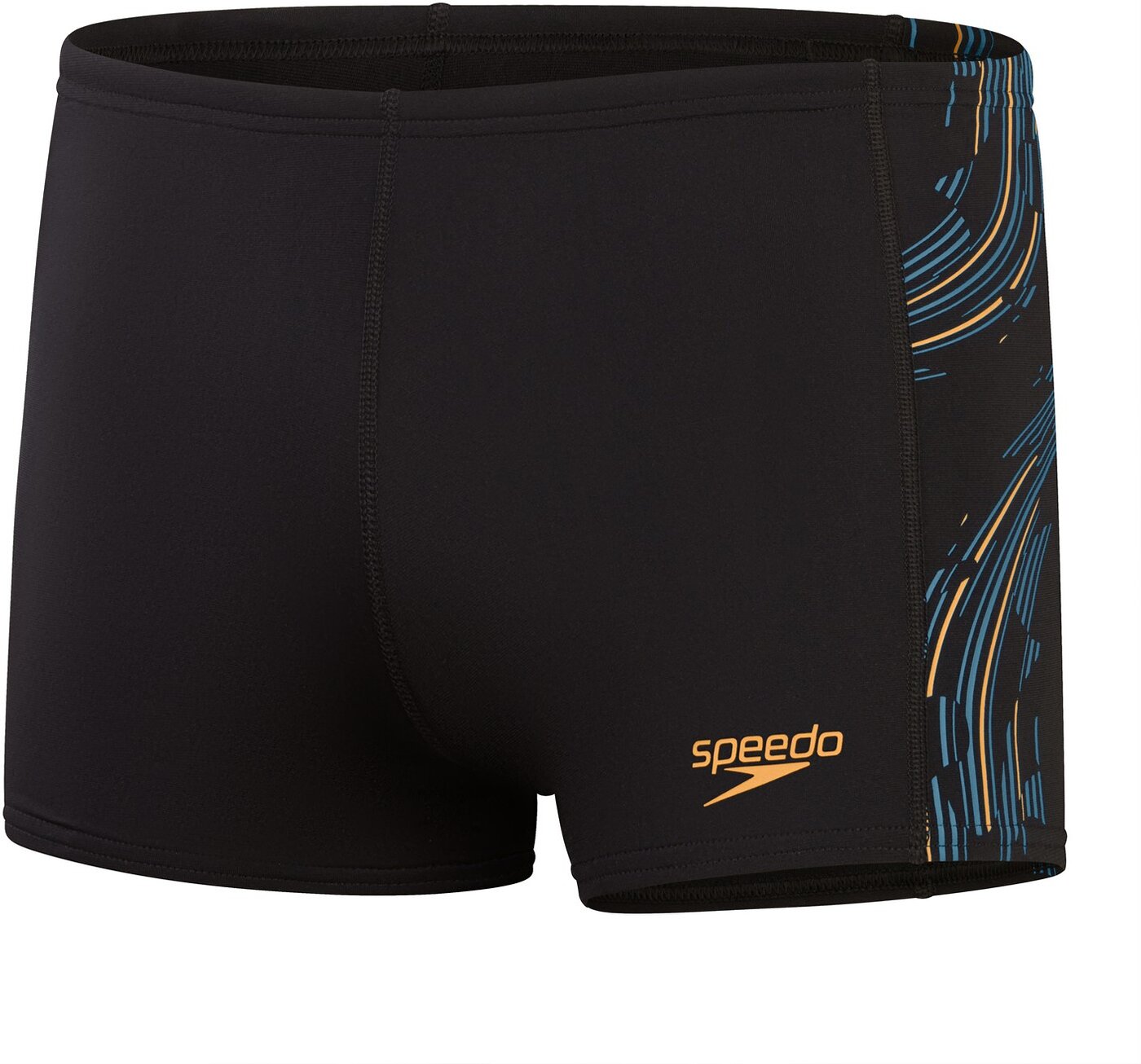 SPEEDO - TECH PNL ASHT AM BLACK/BLUE BLACK /MANDARIN PEEL / DARK TEAL