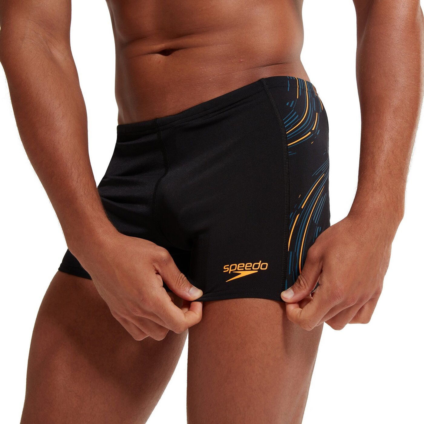 SPEEDO - TECH PNL ASHT AM BLACK/BLUE BLACK /MANDARIN PEEL / DARK TEAL – Bild 7