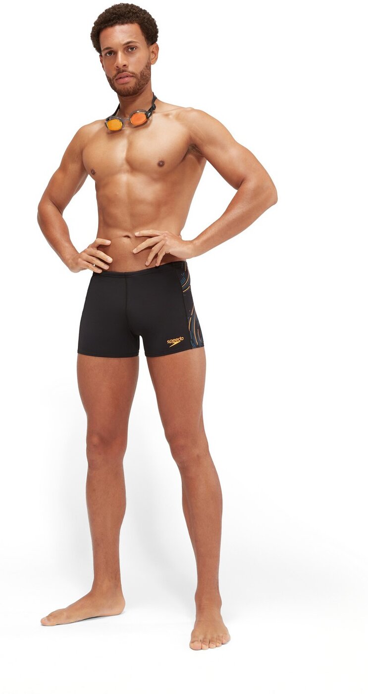 SPEEDO - TECH PNL ASHT AM BLACK/BLUE BLACK /MANDARIN PEEL / DARK TEAL – Bild 8