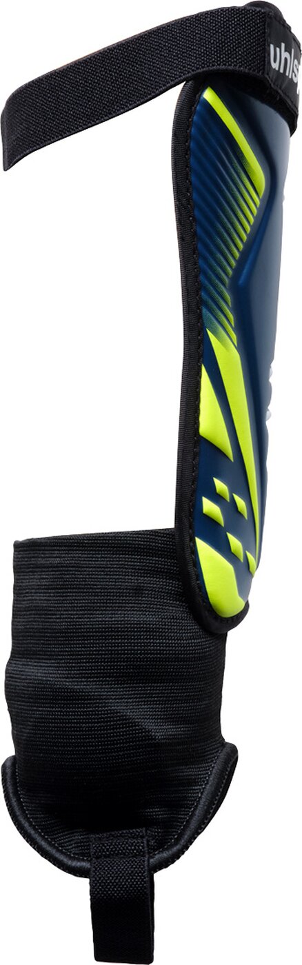 UHLSPORT - Tibia Plate Pro MARINE/FLUO GELB – Bild 2
