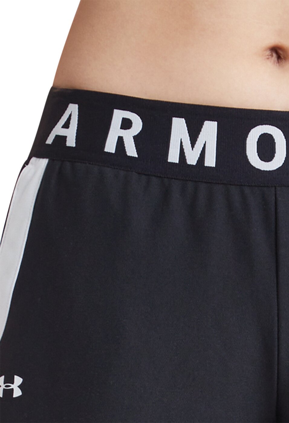 UNDER ARMOUR - PLAY UP 2-IN-1 SHORTS BLACK / BLACK / WHITE – Bild 6