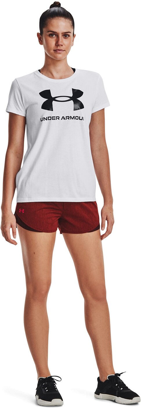 UNDER ARMOUR - PLAY UP TWIST SHORTS 3.0 690 CHESTNUT RED – Bild 3