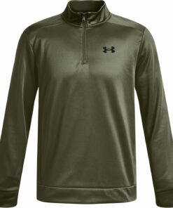 UNDER ARMOUR - UA ARMOUR FLEECE 1/4 ZIP MARINE OD GREEN