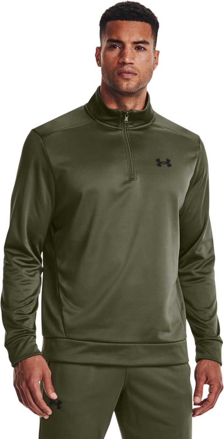 UNDER ARMOUR - UA ARMOUR FLEECE 1/4 ZIP MARINE OD GREEN – Bild 3