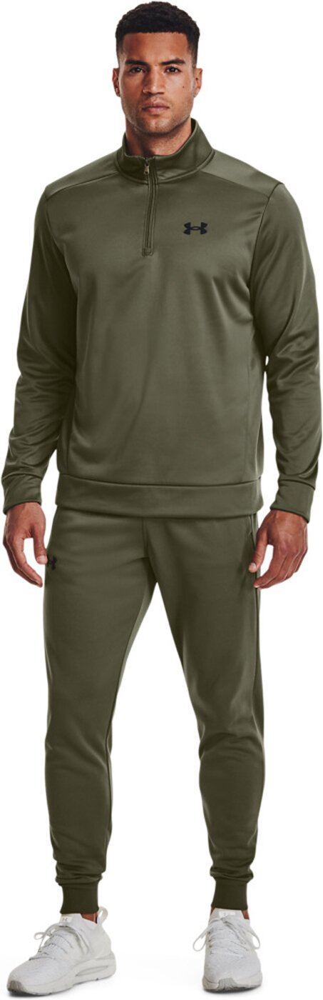 UNDER ARMOUR - UA ARMOUR FLEECE 1/4 ZIP MARINE OD GREEN – Bild 5