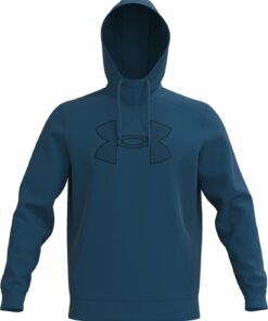 UNDER ARMOUR - UA ARMOUR FLEECE BIG LOGO HD 437 PETROL BLUE