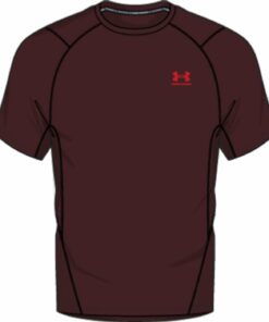 UNDER ARMOUR - UA HG ARMOUR FITTED SS 690 CHESTNUT RED