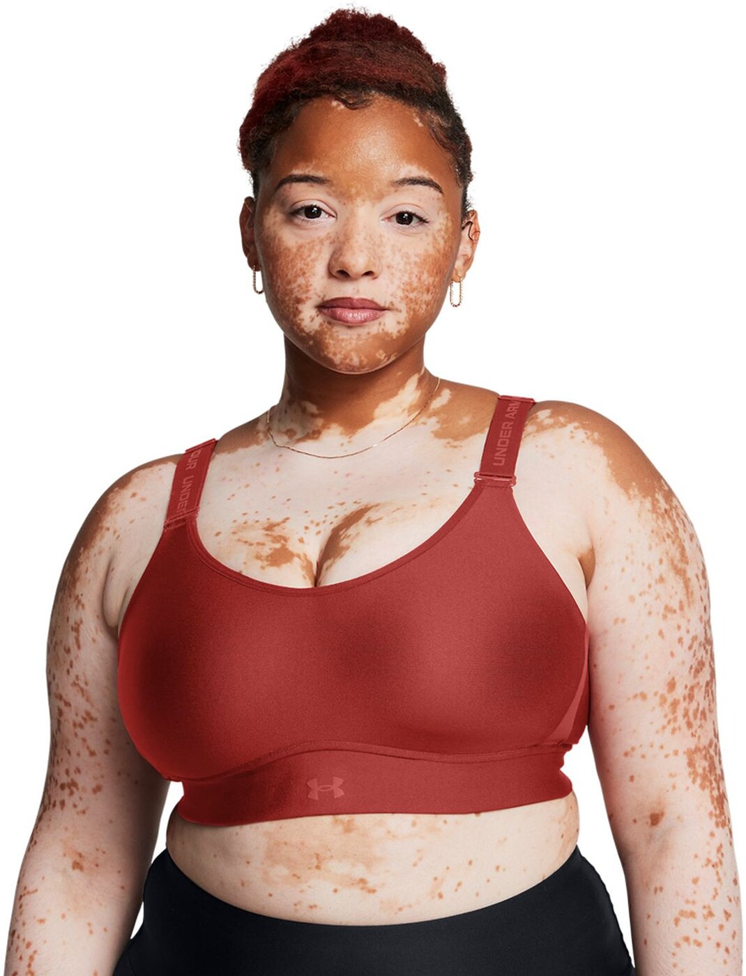 UNDER ARMOUR - UA INFINITY MID 2.0 BRA EARTHEN ORANGE – Bild 6