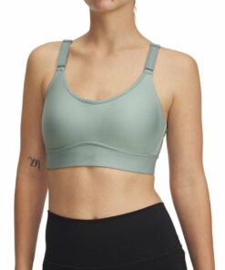 UNDER ARMOUR - UA INFINITY MID 2.0 BRA SILICA GREEN