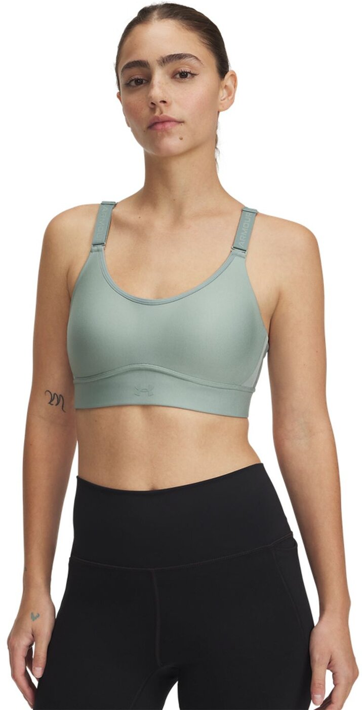 UNDER ARMOUR - UA INFINITY MID 2.0 BRA SILICA GREEN