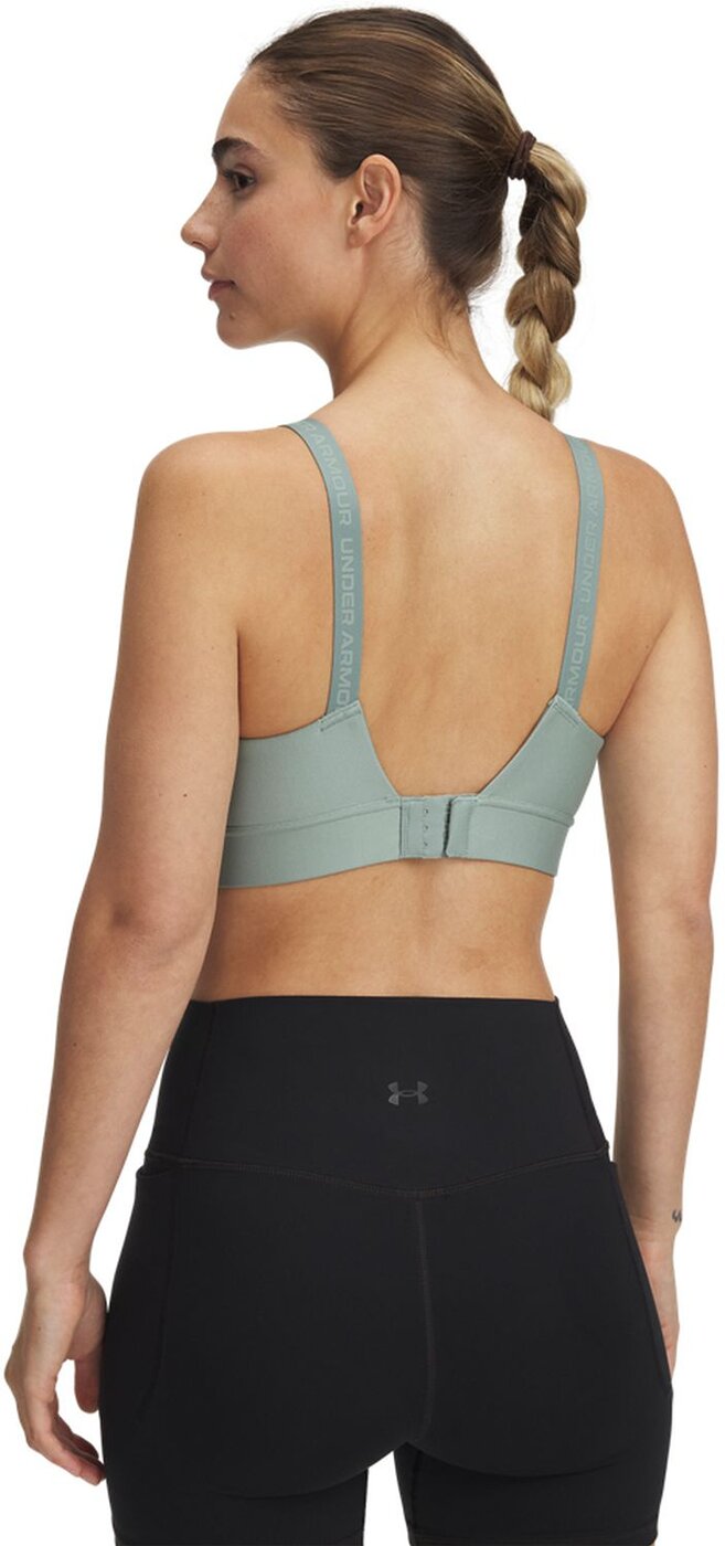 UNDER ARMOUR - UA INFINITY MID 2.0 BRA SILICA GREEN – Bild 2