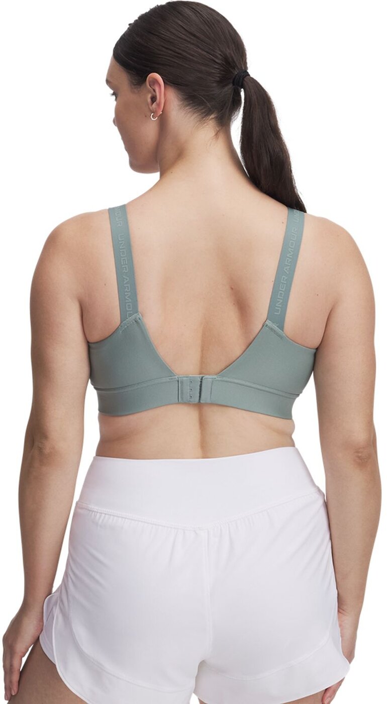 UNDER ARMOUR - UA INFINITY MID 2.0 BRA SILICA GREEN – Bild 4
