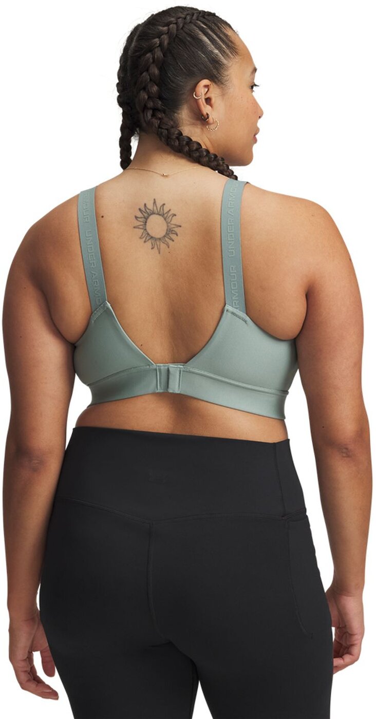 UNDER ARMOUR - UA INFINITY MID 2.0 BRA SILICA GREEN – Bild 8