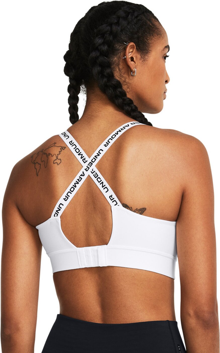 UNDER ARMOUR - UA INFINITY MID 2.0 BRA WHITE – Bild 4