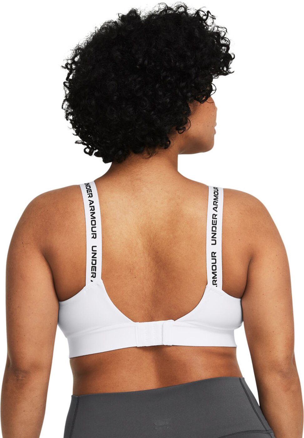 UNDER ARMOUR - UA INFINITY MID 2.0 BRA WHITE – Bild 6