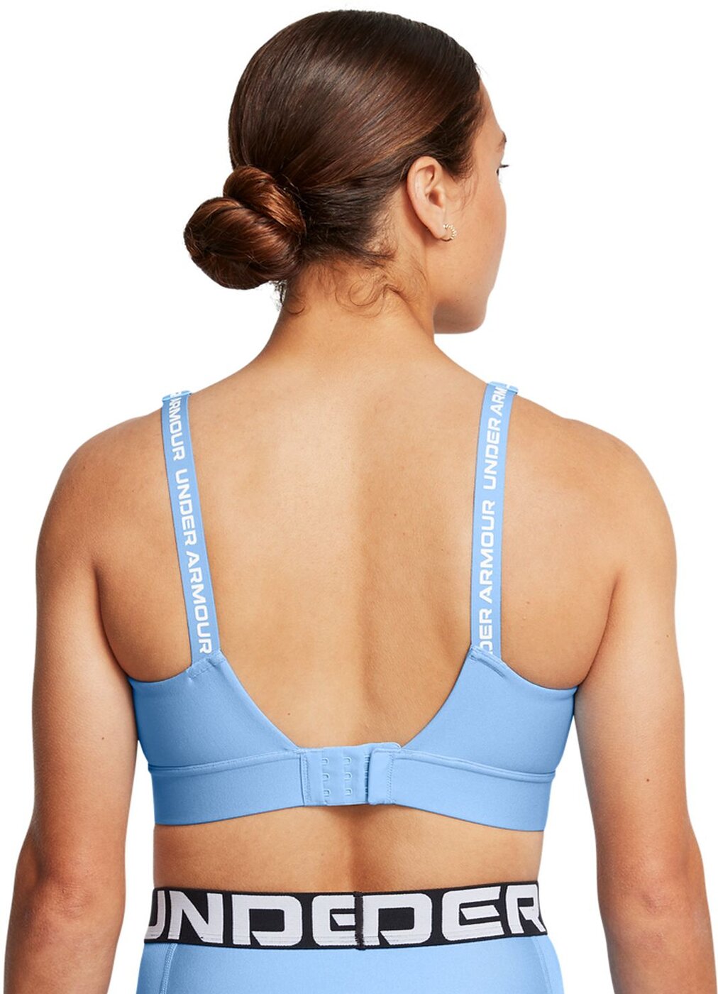 UNDER ARMOUR - UA INFINITY MID BRA HORIZON BLUE – Bild 4
