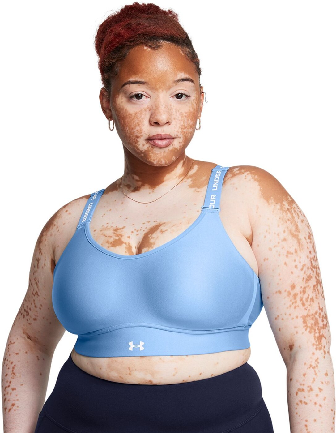 UNDER ARMOUR - UA INFINITY MID BRA HORIZON BLUE – Bild 6