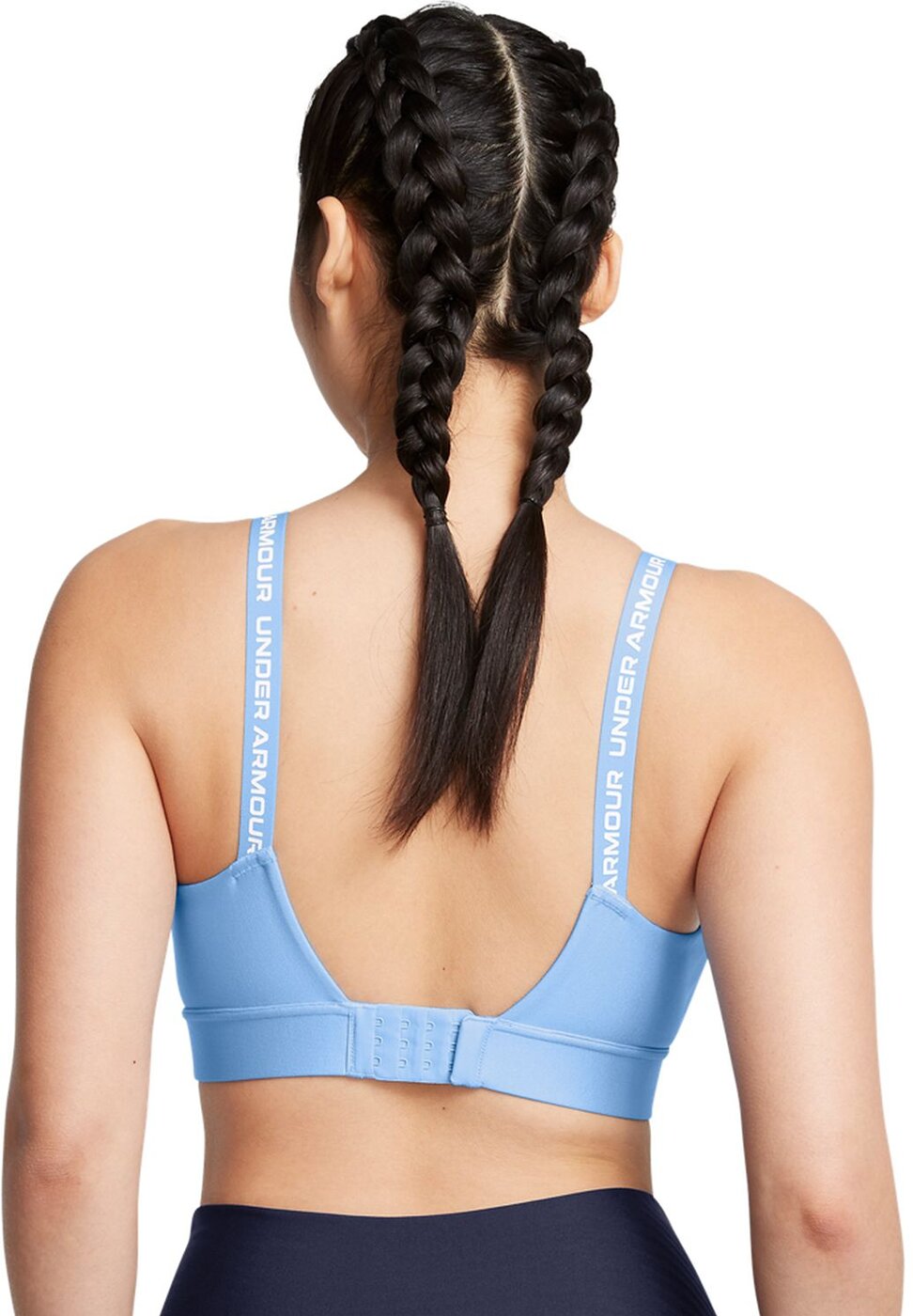 UNDER ARMOUR - UA INFINITY MID BRA HORIZON BLUE – Bild 8