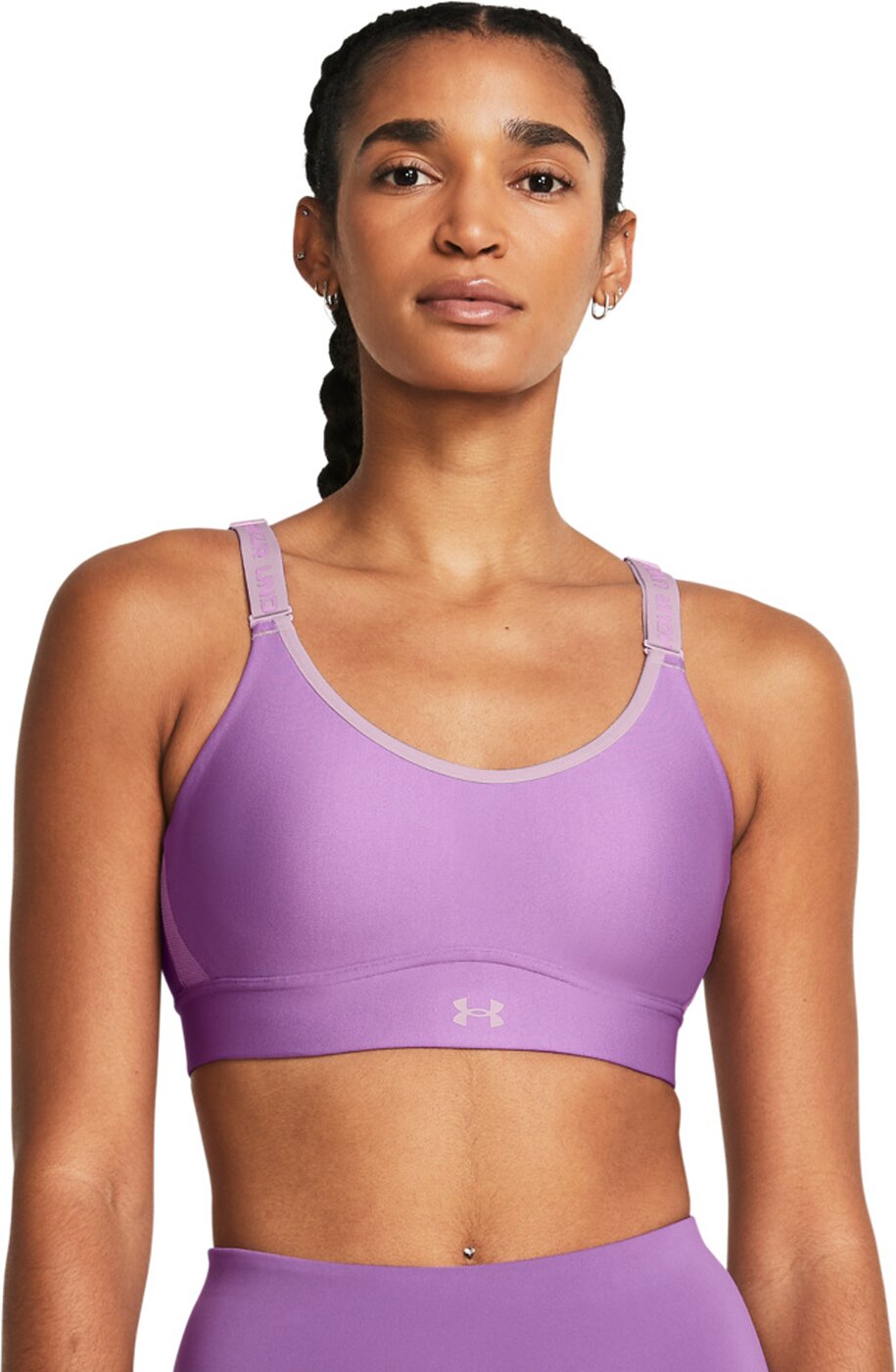 UNDER ARMOUR - UA INFINITY MID BRA PROVENCE PURPLE – Bild 3