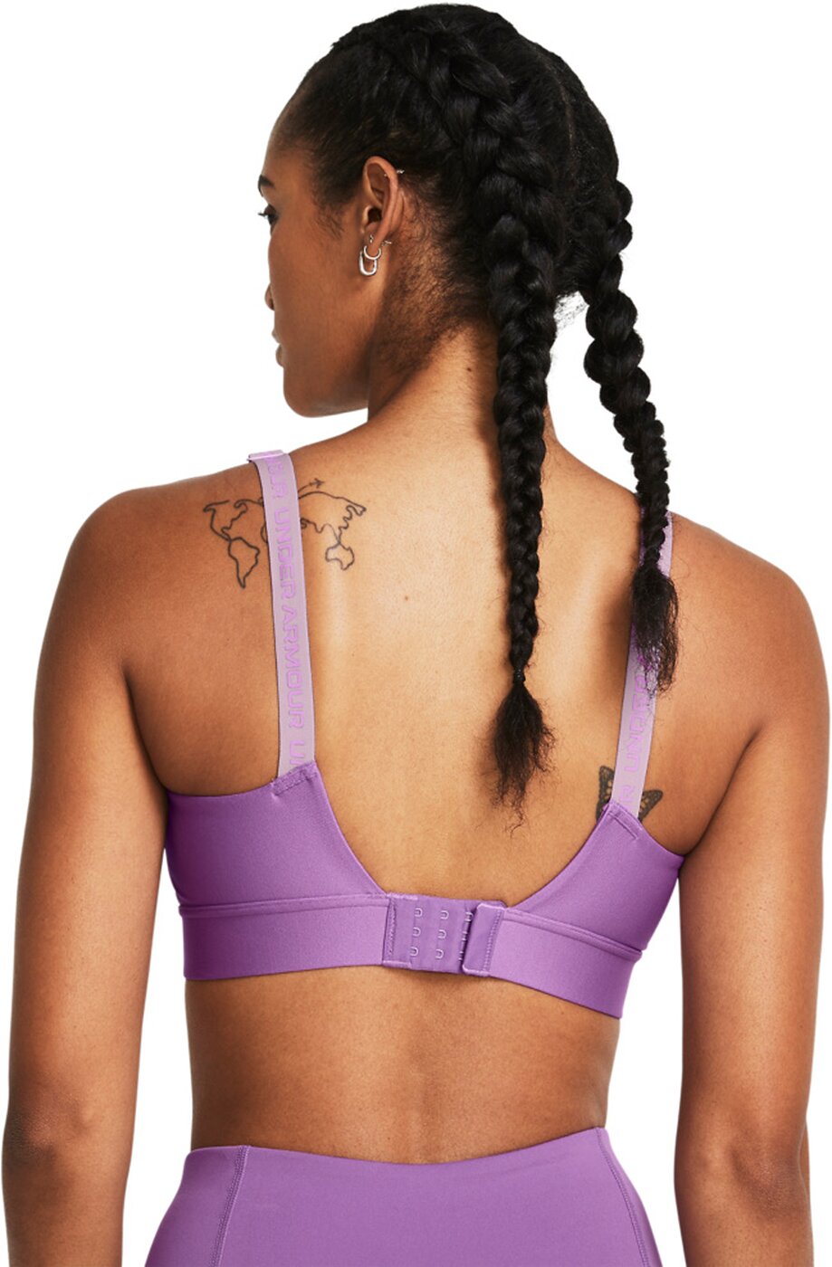UNDER ARMOUR - UA INFINITY MID BRA PROVENCE PURPLE – Bild 4