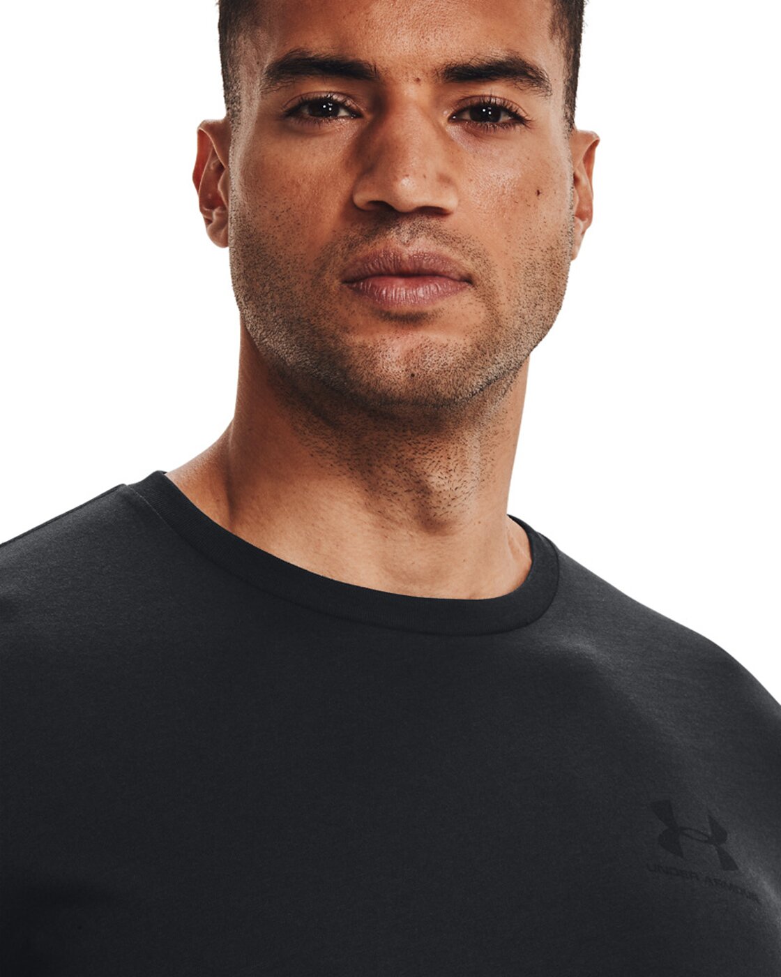 UNDER ARMOUR - UA M SPORTSTYLE LC SS BLACK – Bild 6