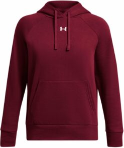 UNDER ARMOUR - UA RIVAL FLEECE HOODIE CARDINAL