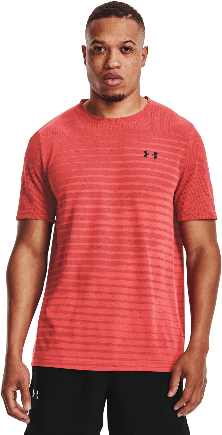 UNDER ARMOUR - UA SEAMLESS FADE SS 690 VENOM RED