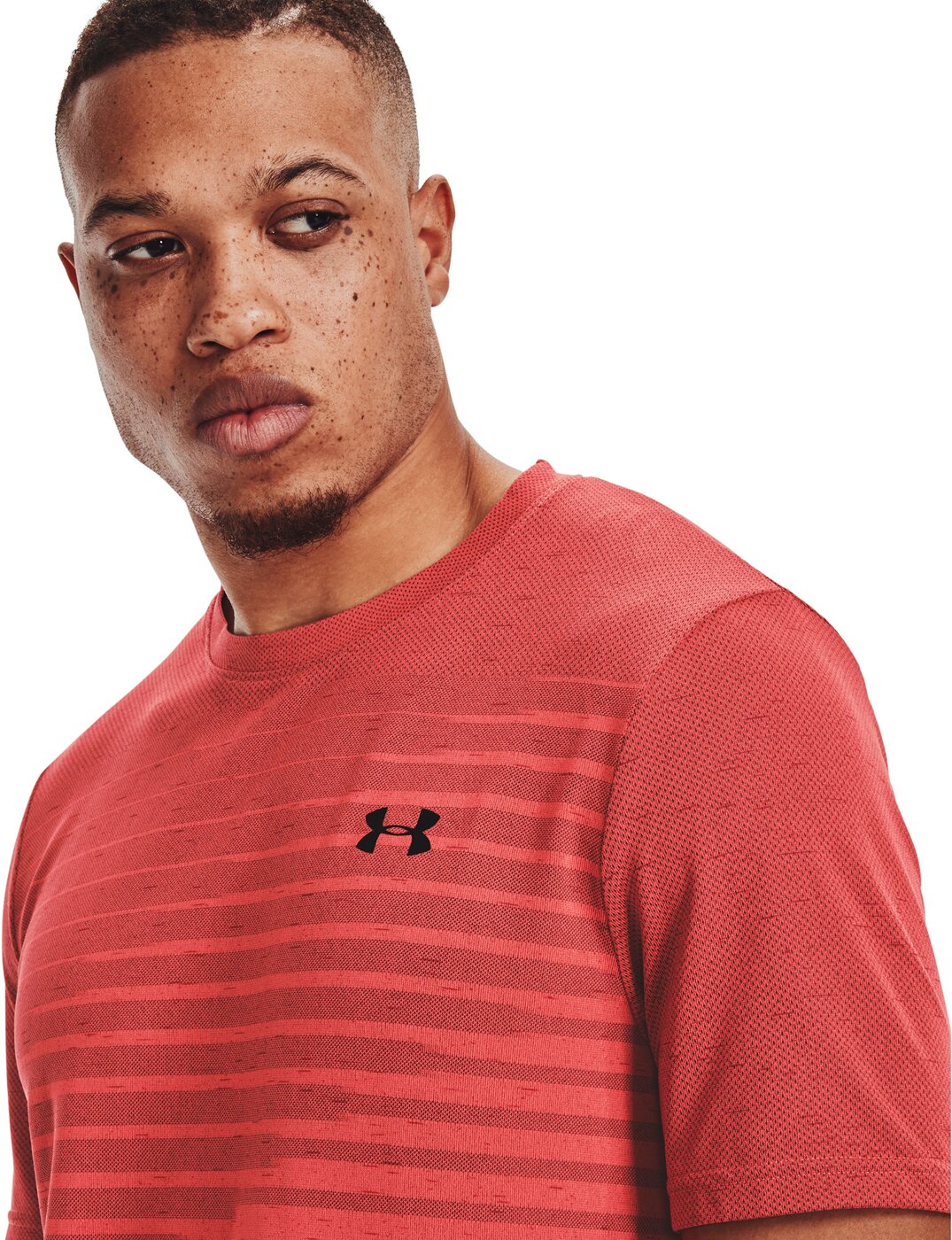 UNDER ARMOUR - UA SEAMLESS FADE SS 690 VENOM RED – Bild 4